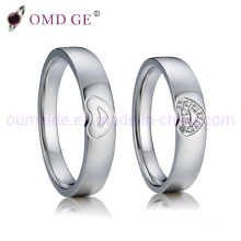 9-Stone Gold Plating Love Design Wedding Bands Rings